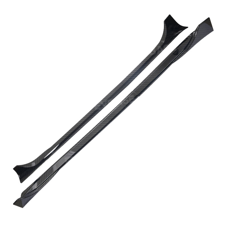 Model Y 3 Side Skirts Splitter Lip ABS Body Kit F Style Extensions Diffuser Panel Pair