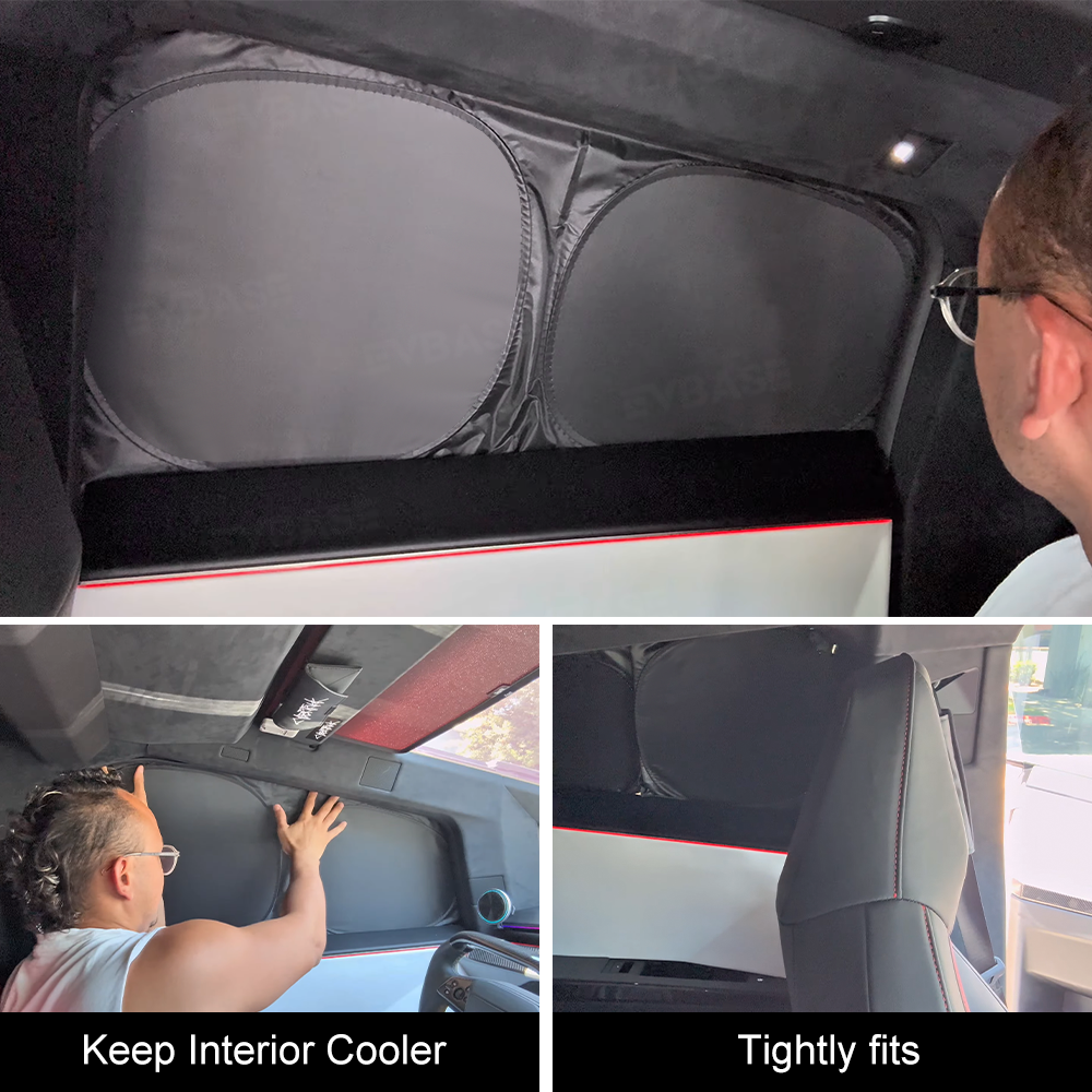 Tesla Cybertruck Side Window Sunshade Windshield Privacy Shade UV Rays Protection Sunproof Sun Visor