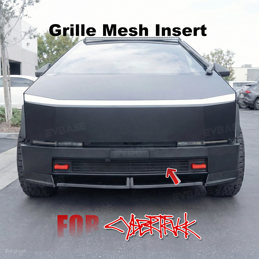 Cybertruck Grille Mesh Insert Front Lower Bumper Protective Mesh Grille Panel Covers Bug & Debris Screen Protector
