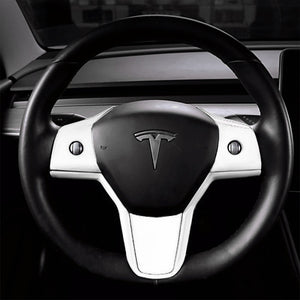 Tesla Model 3 Y Steering Wheel Middle frame Cover Steering Wheel Wrap Stickers