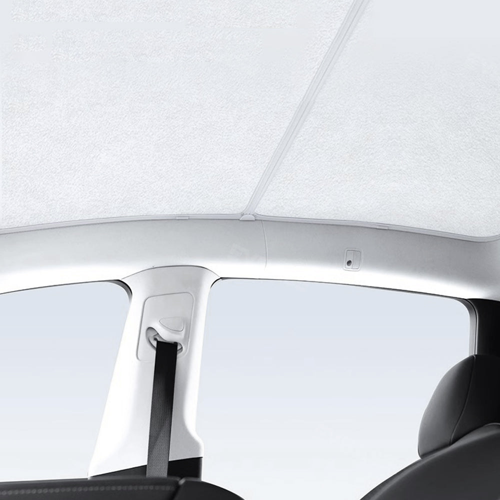 Model Y Roof Sunshade Suede Lining Glass Roof Sun Visor Protector Sun Shade Cover for Tesla