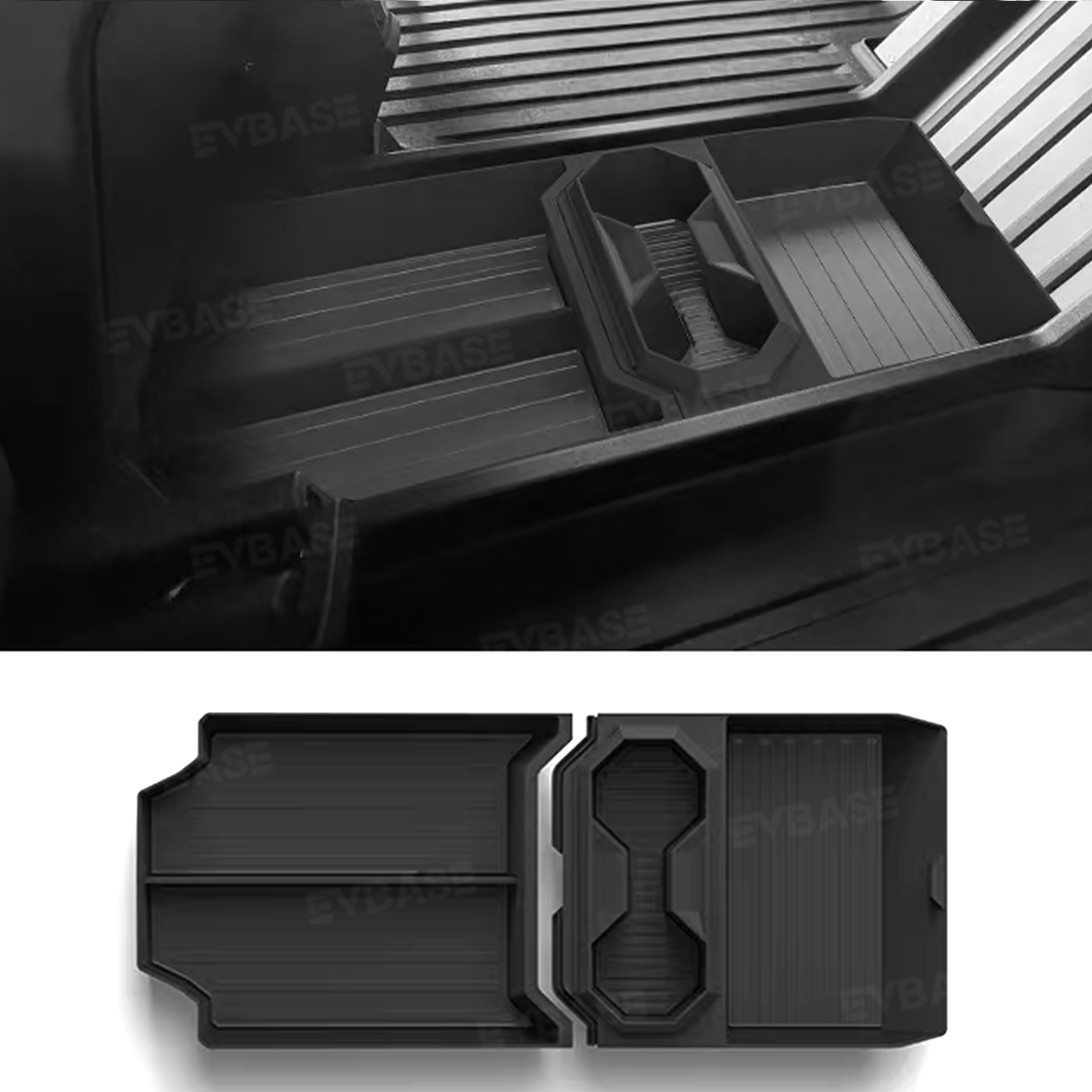 Cybertruck Lower Center Console Organizer Floor Console Storage Tray