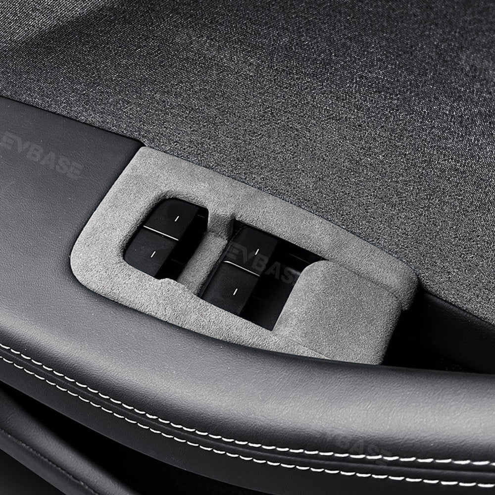 Model 3 Highland Alcantara Window Lift Switch Button Cover Left Hand Drive Panel Trim Sticker for Tesla