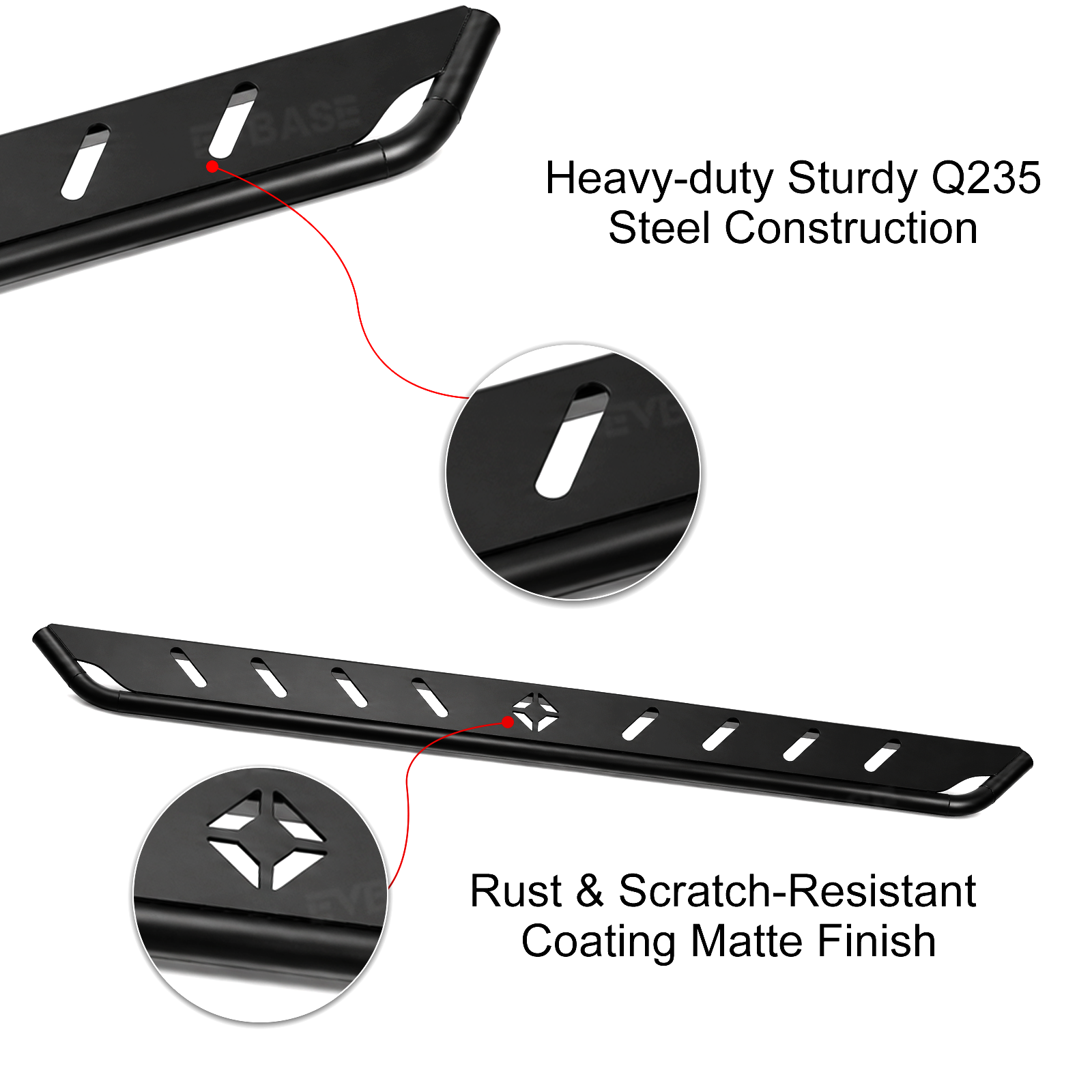 Running Boards for Rivian R2 Side Steps Heavy-Duty Non-Slip Nerf Bars Off-Road Accessories