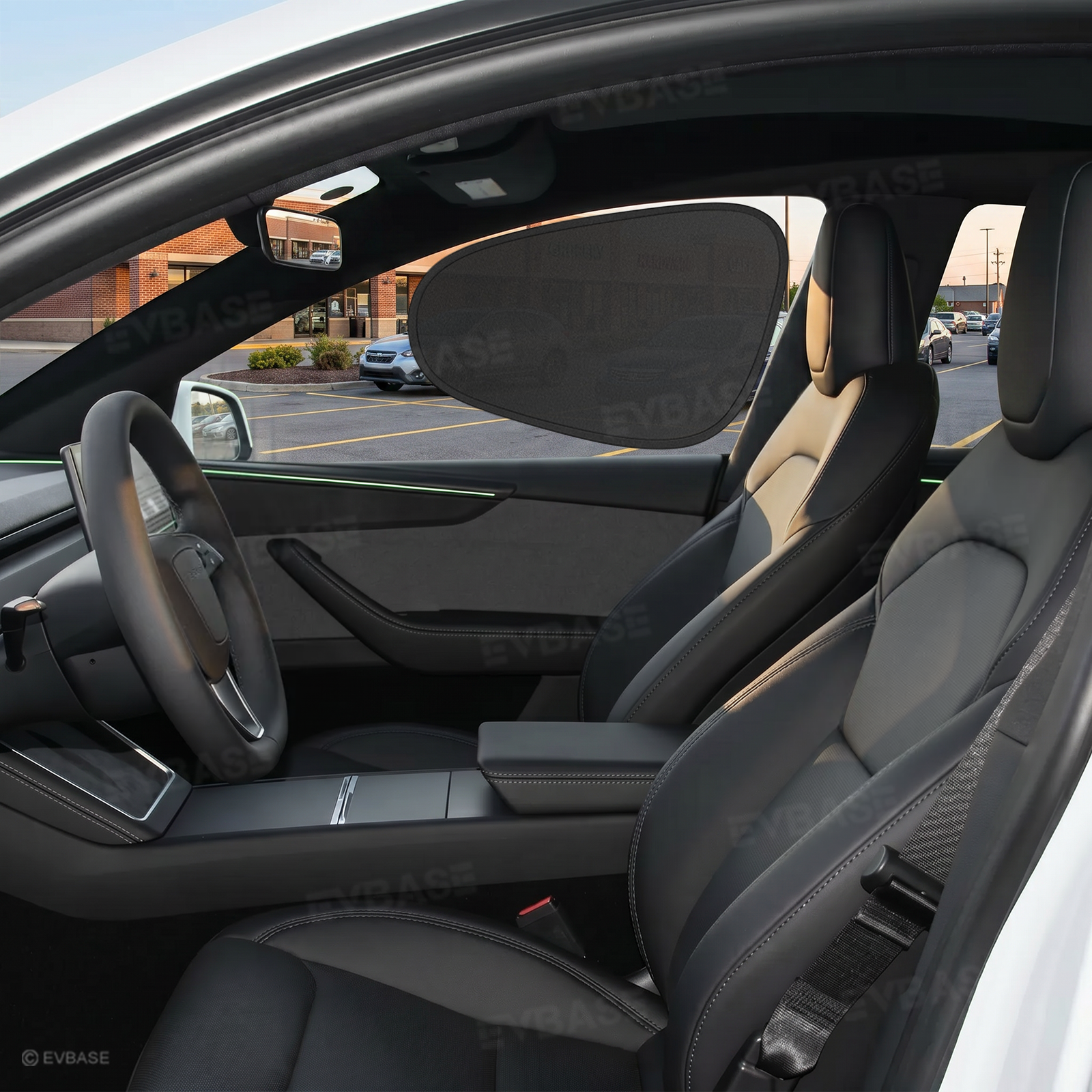 Model Y Juniper Front & Rear Side Window Shades Static Cling Window Sunshade UV Protection & Heat Reduction for Tesla Model Y/3/X/S/Cybertruck