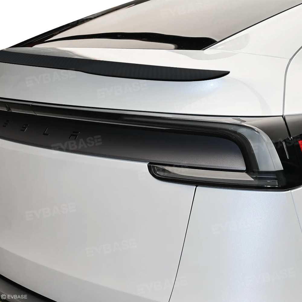 Tesla Model Y Juniper Real Carbon Fiber Spoiler Wing OEM Style Rear Trunk Splitter