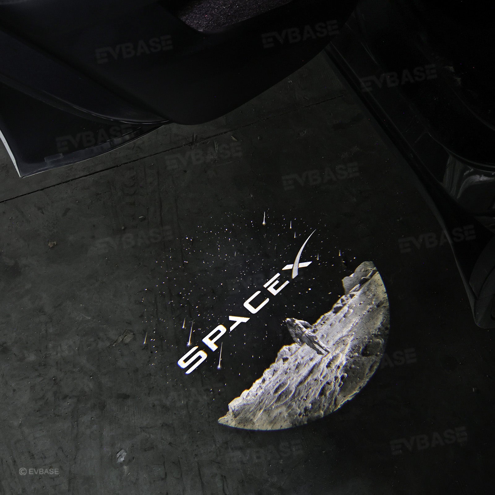 Model Y/3 Door Light Projector with Space Martian Style Puddle Lights for Tesla