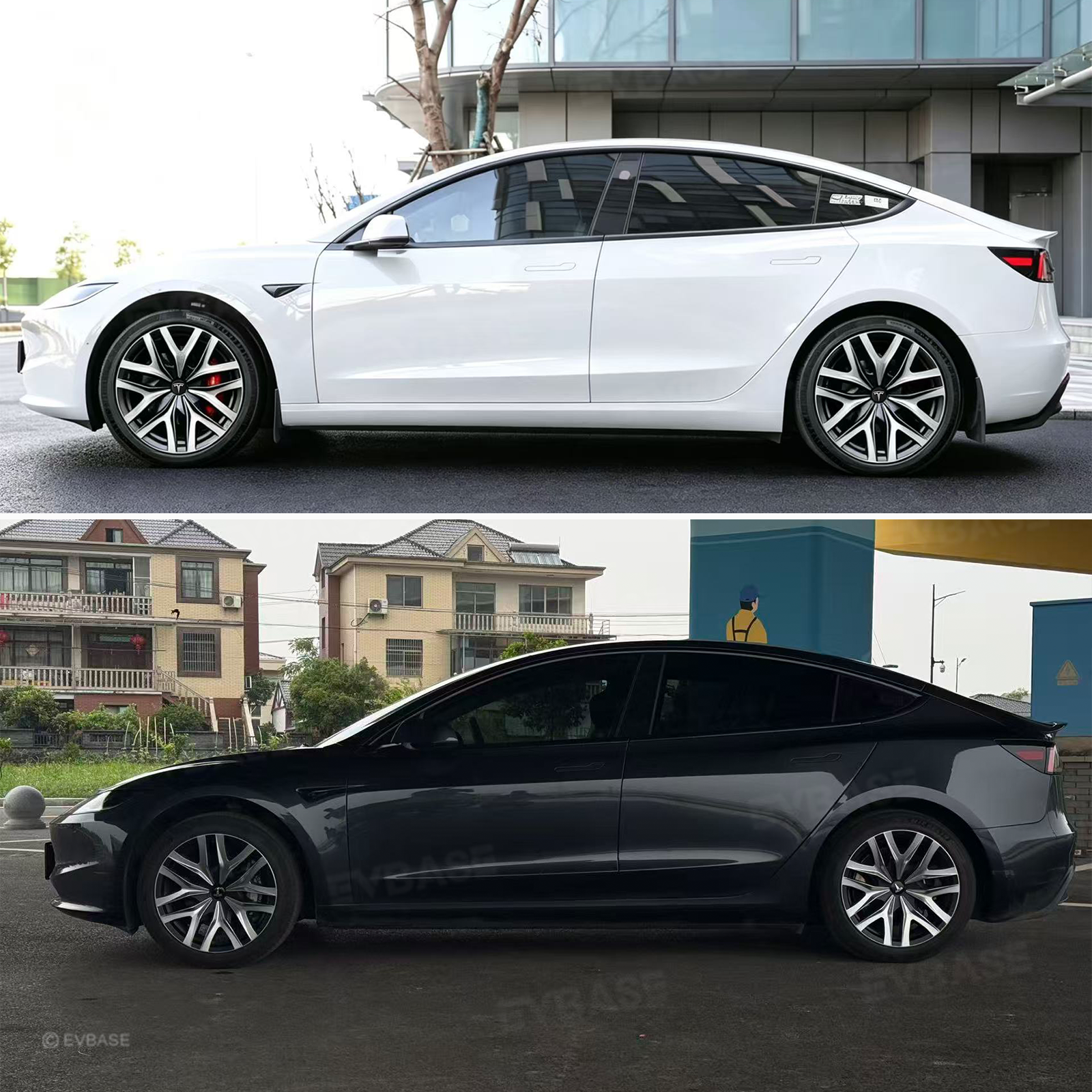 Model 3 Highland Wheel Covers 18" Photon Wheels Hubcaps Inspired By Model Y Performance