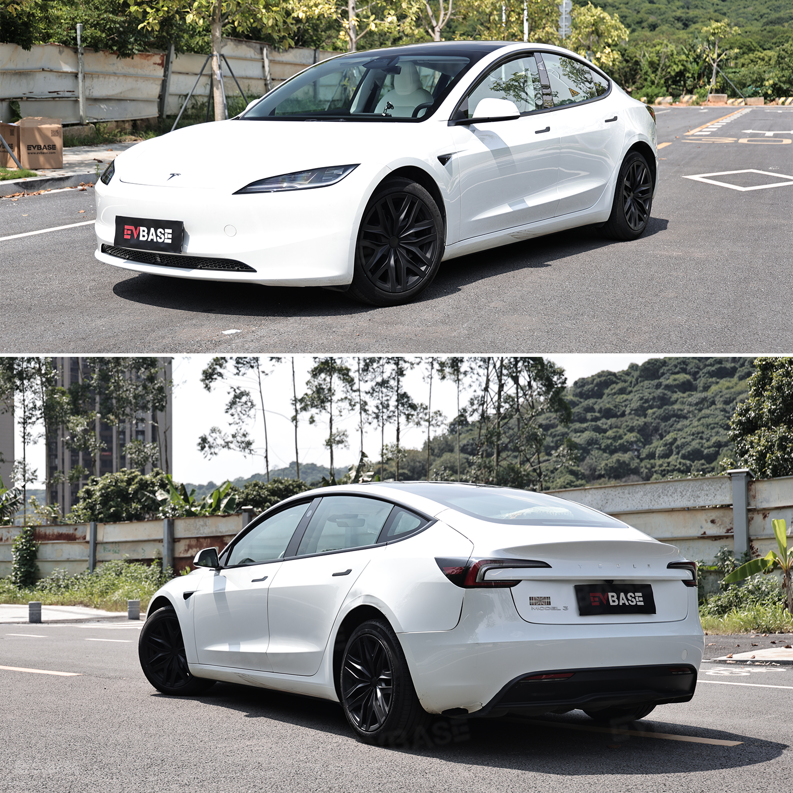 Model 3 Highland Wheel Covers 18" Photon Wheels Hubcaps Inspired By Model Y Performance