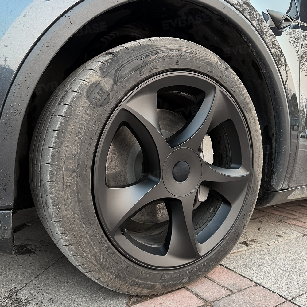 Model Y Juniper Wheel Covers for Tesla 19" Crossflow Wheels Hubcaps-3D Sculpted Design