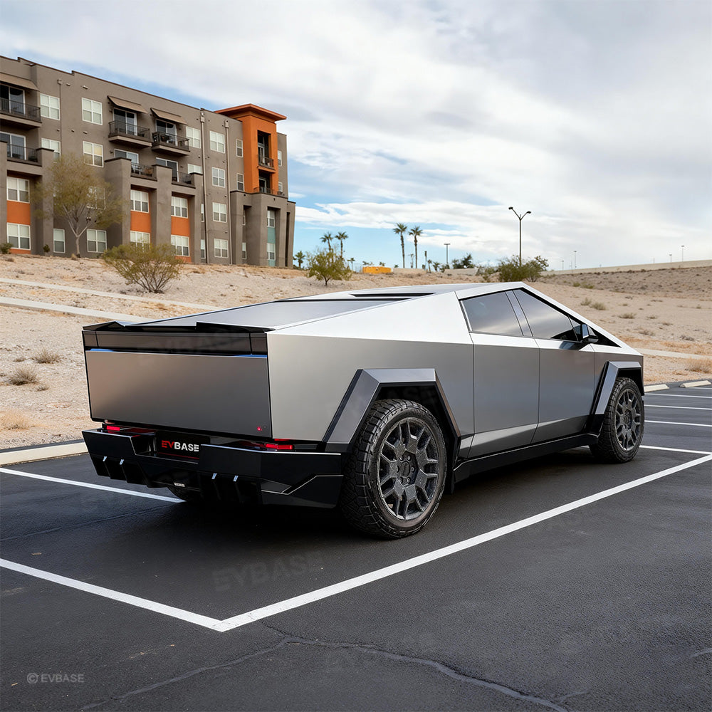 Cybertruck Rear Diffuser ABS Rear Bumper Lip Side Splitter Extension for Tesla