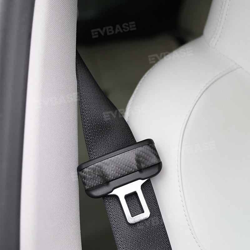 Model Y 3 Carbon Fiber Interior Accessories Seat Belt Fascia Cover for Tesla