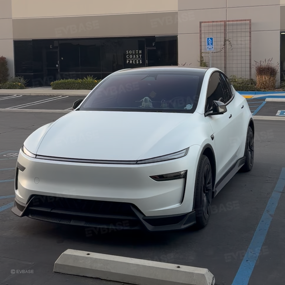 Model Y Juniper Front Bumper Lip Spoiler Fascia Splitter Sporty Style for Tesla Body Kit