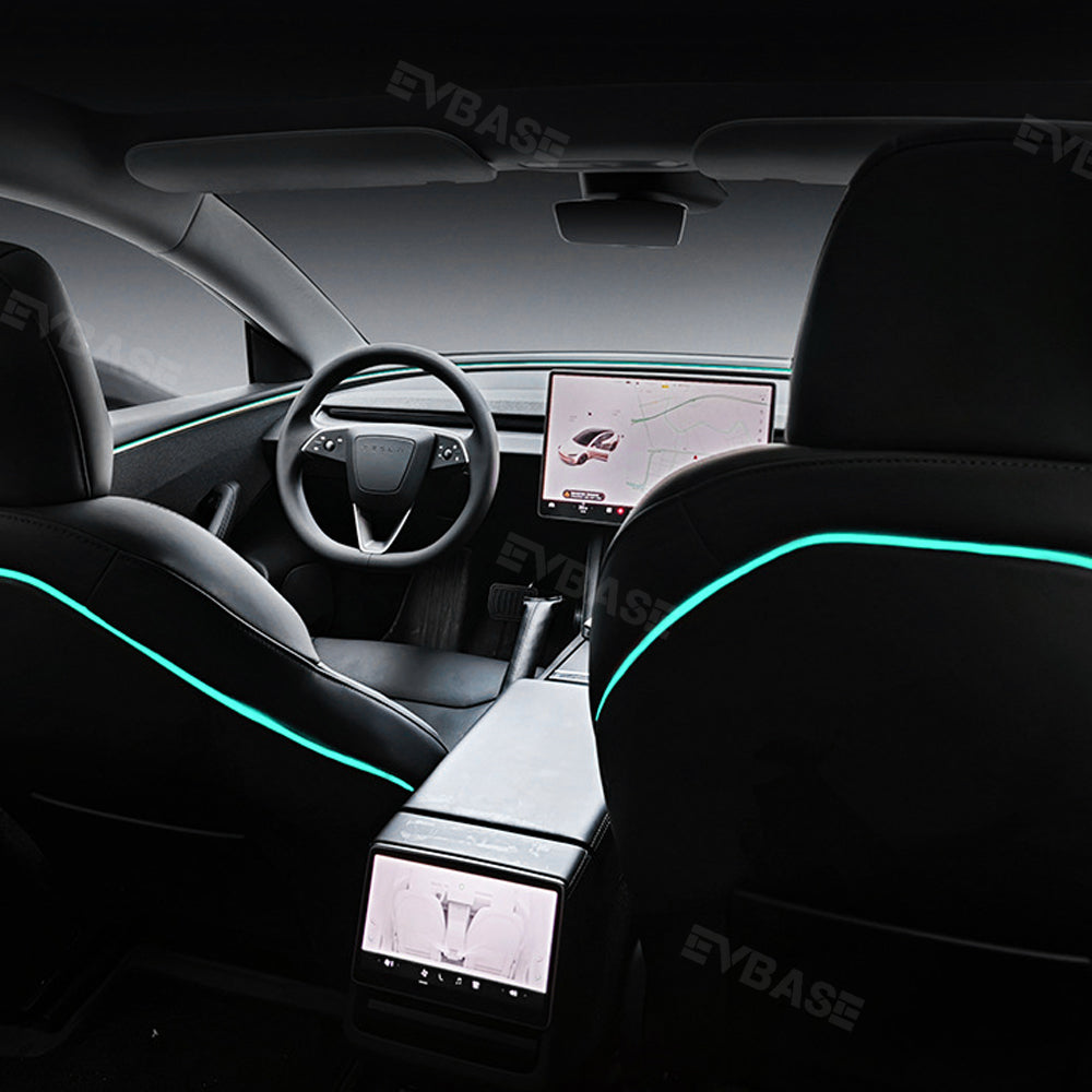 Tesla Model 3 Highland/ Y Juniper Backseat Ambient Lights Car Neon Light Interior EVBASE
