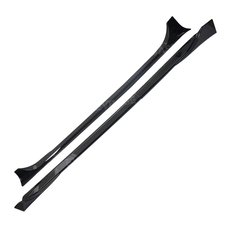 Model Y 3 Side Skirts Splitter Lip ABS Body Kit F Style Extensions Diffuser Panel Pair