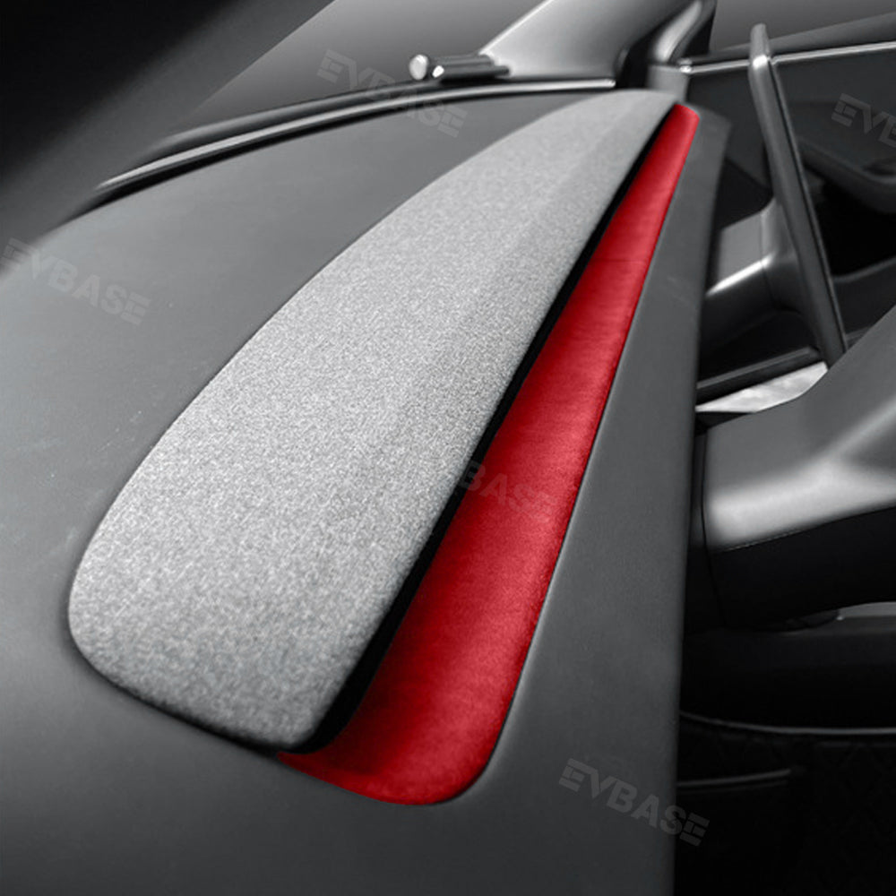 Model 3 Highland Alcantara Dashboard Air Outlet Cover Sticker Panel Trim Strip for Tesla