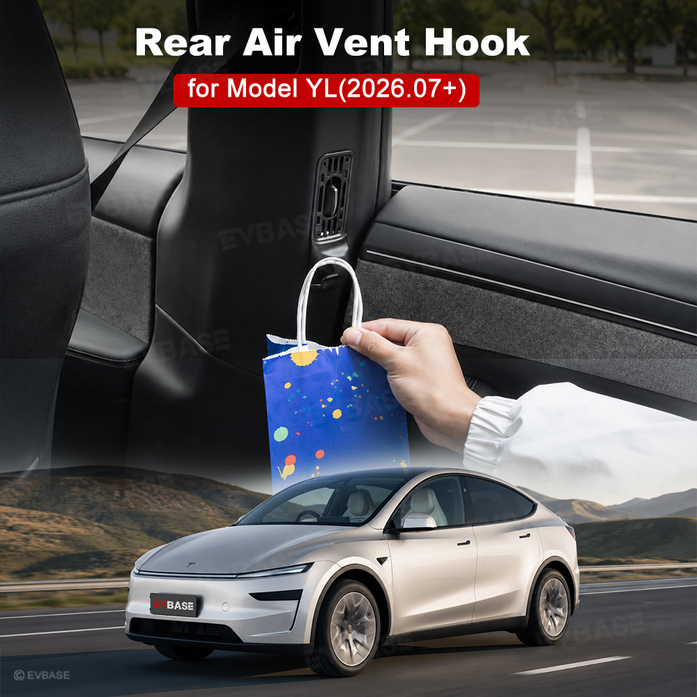 Model Y L Rear B-Pillar Air Vent Protective Covers with Hook