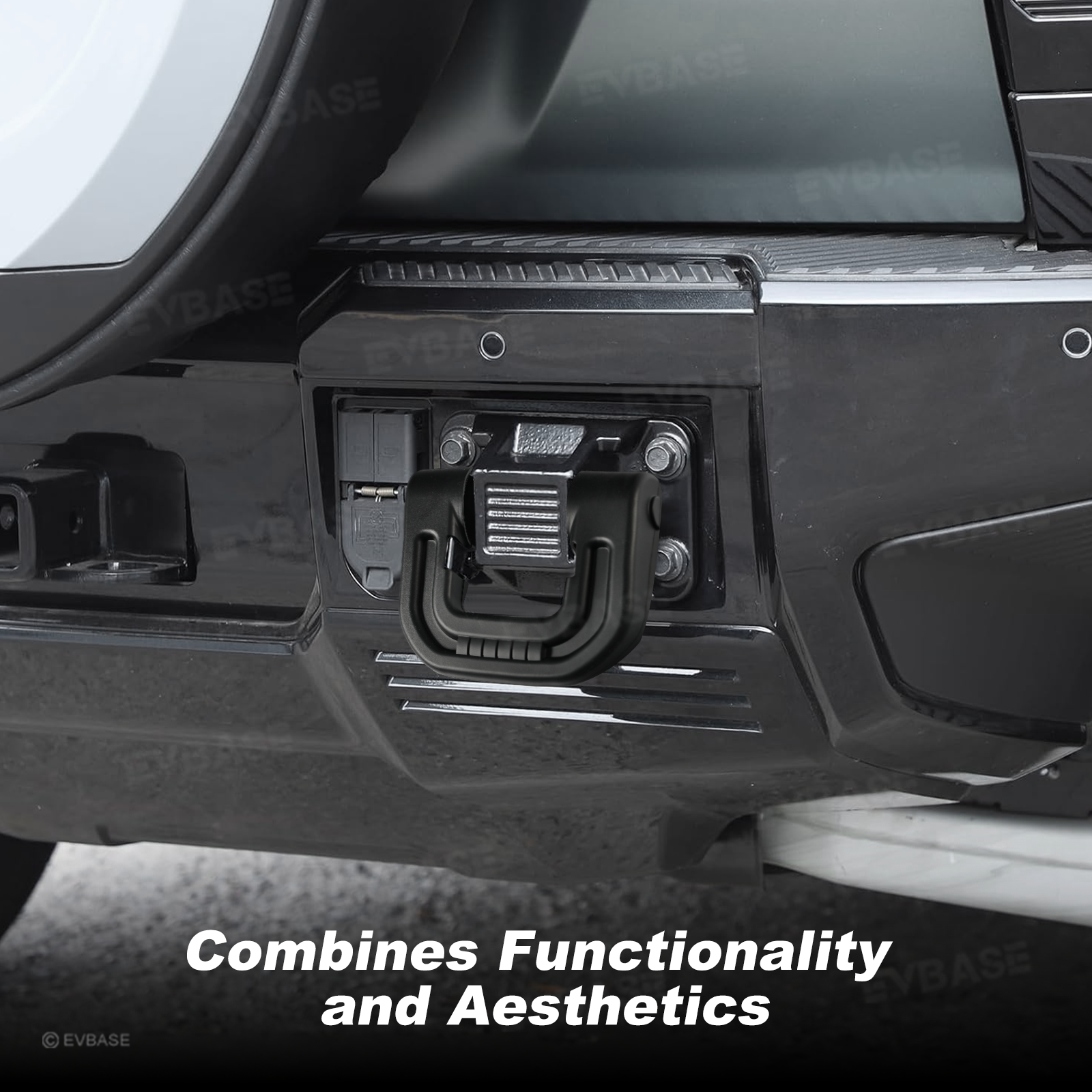 Tow Hook Covers for GMC Hummer EV Front Rear Bumper Performance D-ring Recovery Hook 3PCS