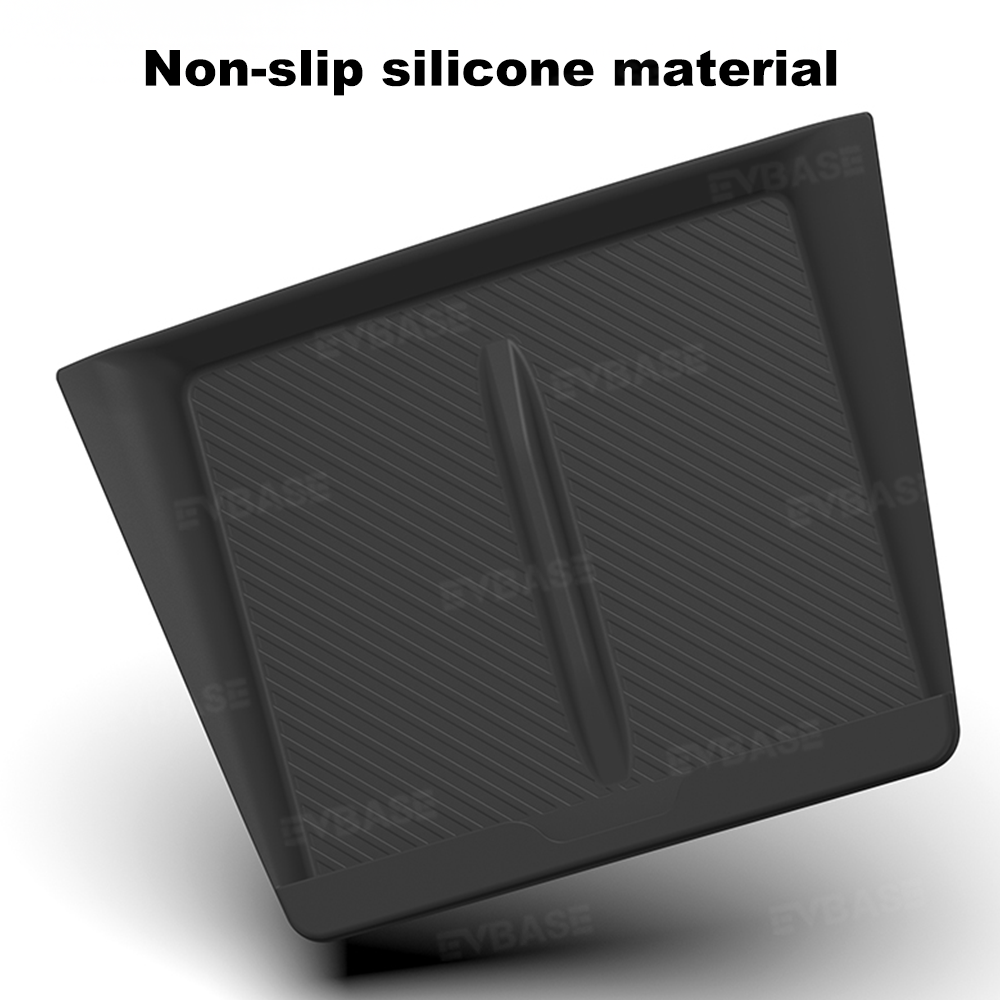 Model Y Juniper Standard Center Console Wireless Charging Silicone Mat Anti-Slip Charger Protector Pad