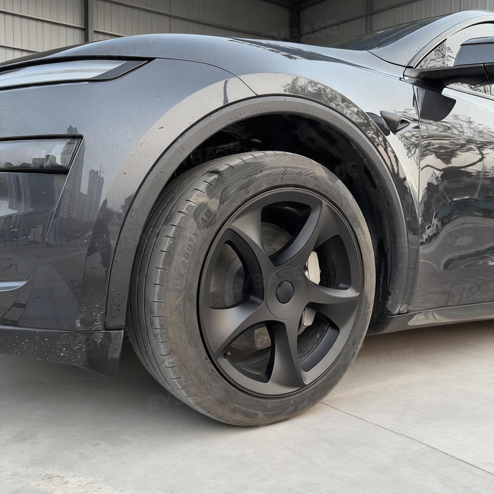 Model Y Juniper Wheel Covers for Tesla 19" Crossflow Wheels Hubcaps-3D Sculpted Design