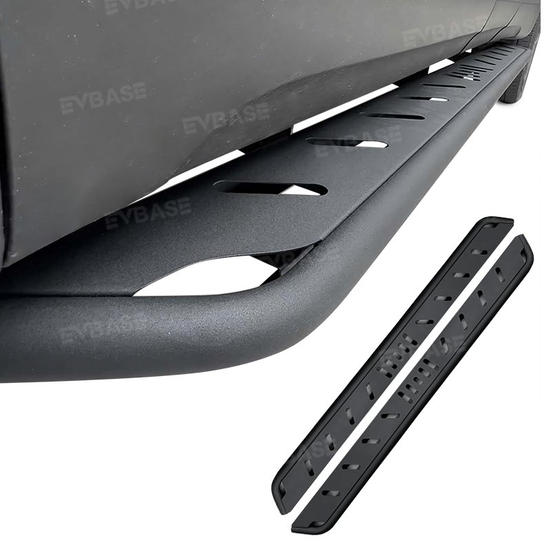 R1S R1T Rock Sliders Nerf Bars Side Step Underbody Protection Running Boards With Optional Lower Rocker Armor Panels For Rivian