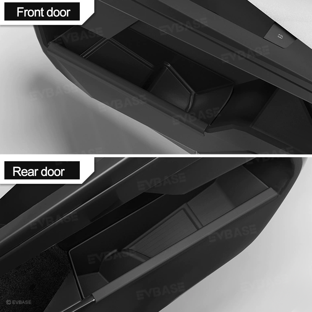 Cybertruck Door Pocket Organizers Liner Front and Rear Door Side Storage Box
