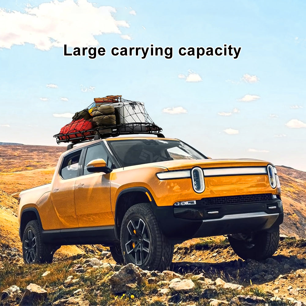 Cargo Crossbars for R1T/R1S Roof Rack Lockable Rooftop Luggage Rack 2pcs for Rivian