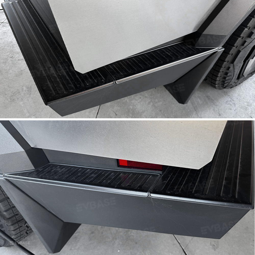 Cybertruck Rear Bumper Tailgate Protector Stainless Steel Tailgate Top Cover Rear Bumper Guard Step Plates