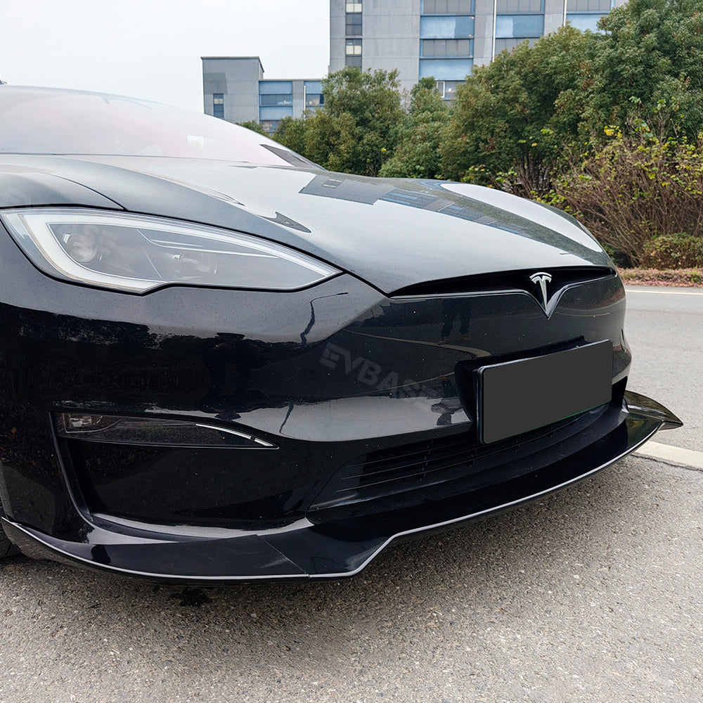 Model S Front Bumper Lip ABS Splitter Performance Spoiler Racing Style For Tesla