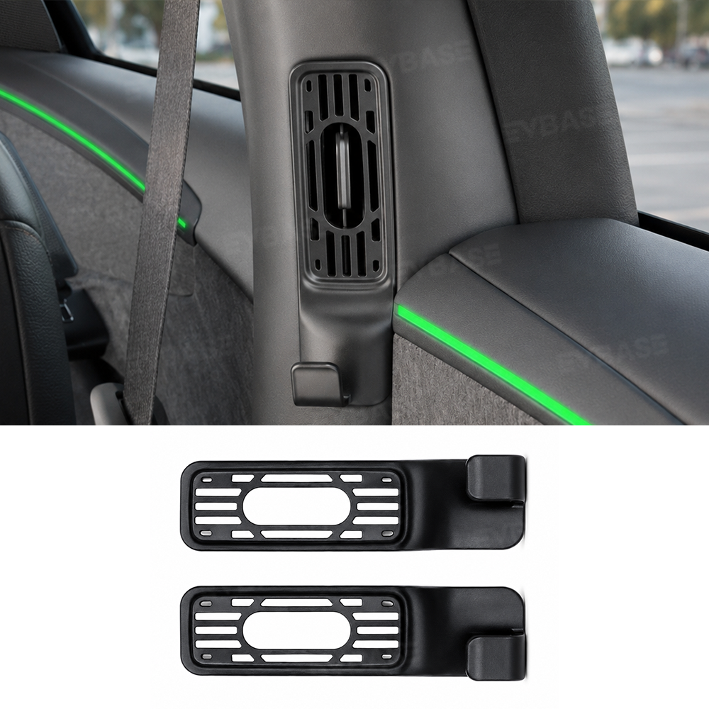Model Y L Rear B-Pillar Air Vent Protective Covers with Hook
