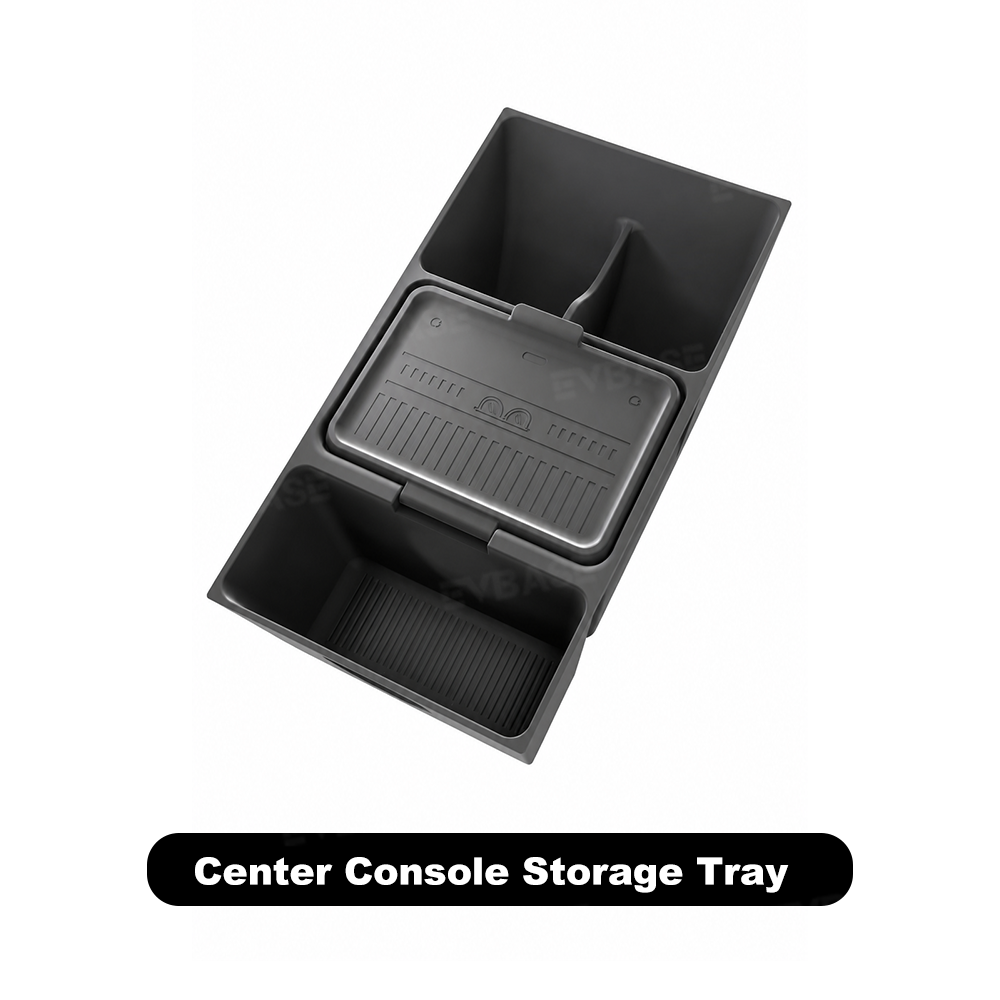 Model Y Juniper/ 3 Highland Silicone Center Console Organizer Armrest Storage Tray with Lid