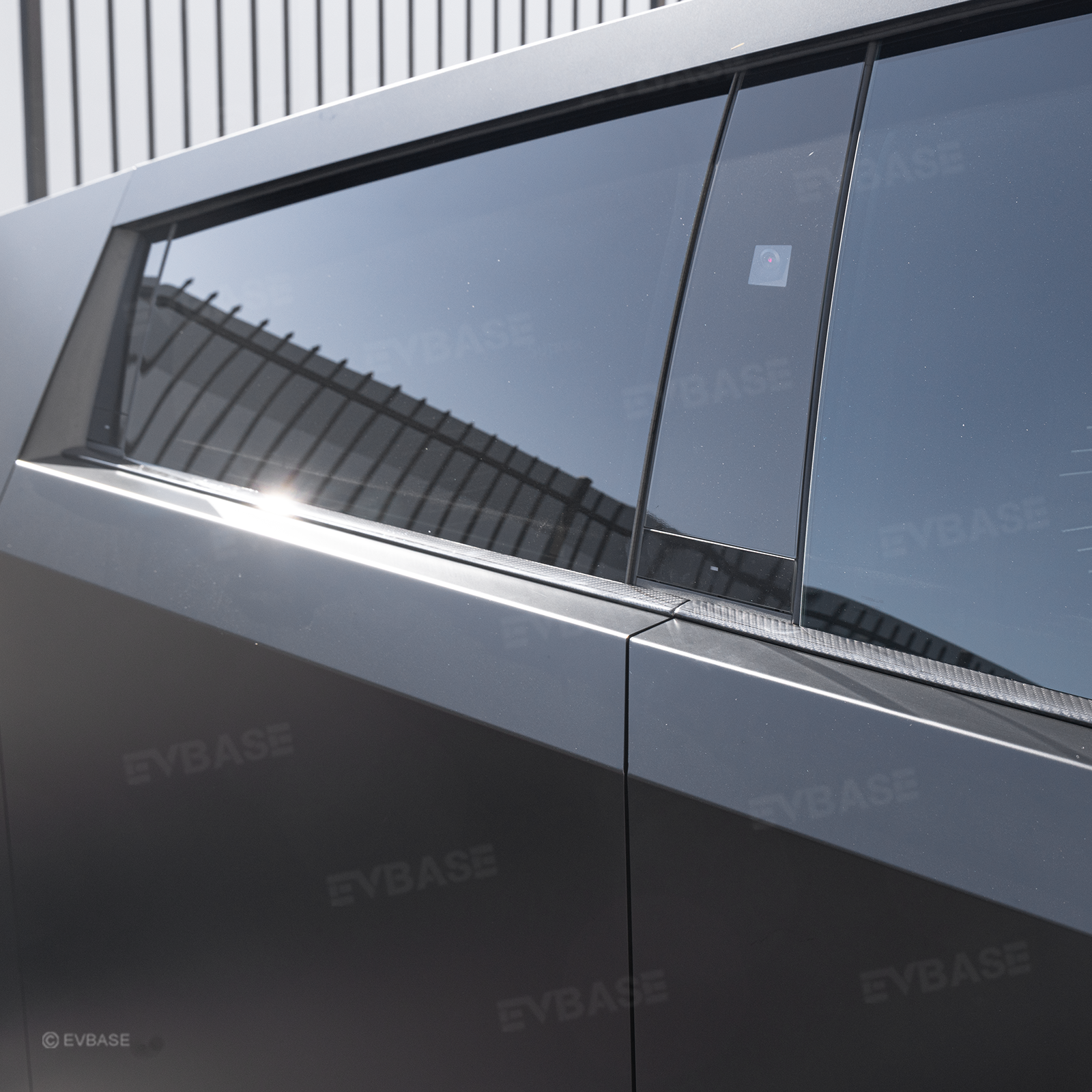 Cybertruck Window Molding Real Carbon Fiber Exterior Window Trim Overlays