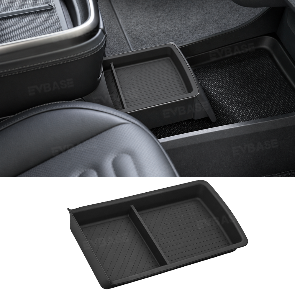Center Console Drawer Organizer for Rivian R2 Under-Armrest TPE Storage Tray Insert