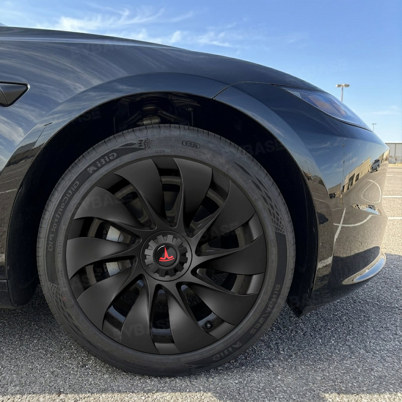 Model 3 Standard Wheel Covers for Tesla 18 Inch Prismata Wheels Überturbine Style Hubcaps