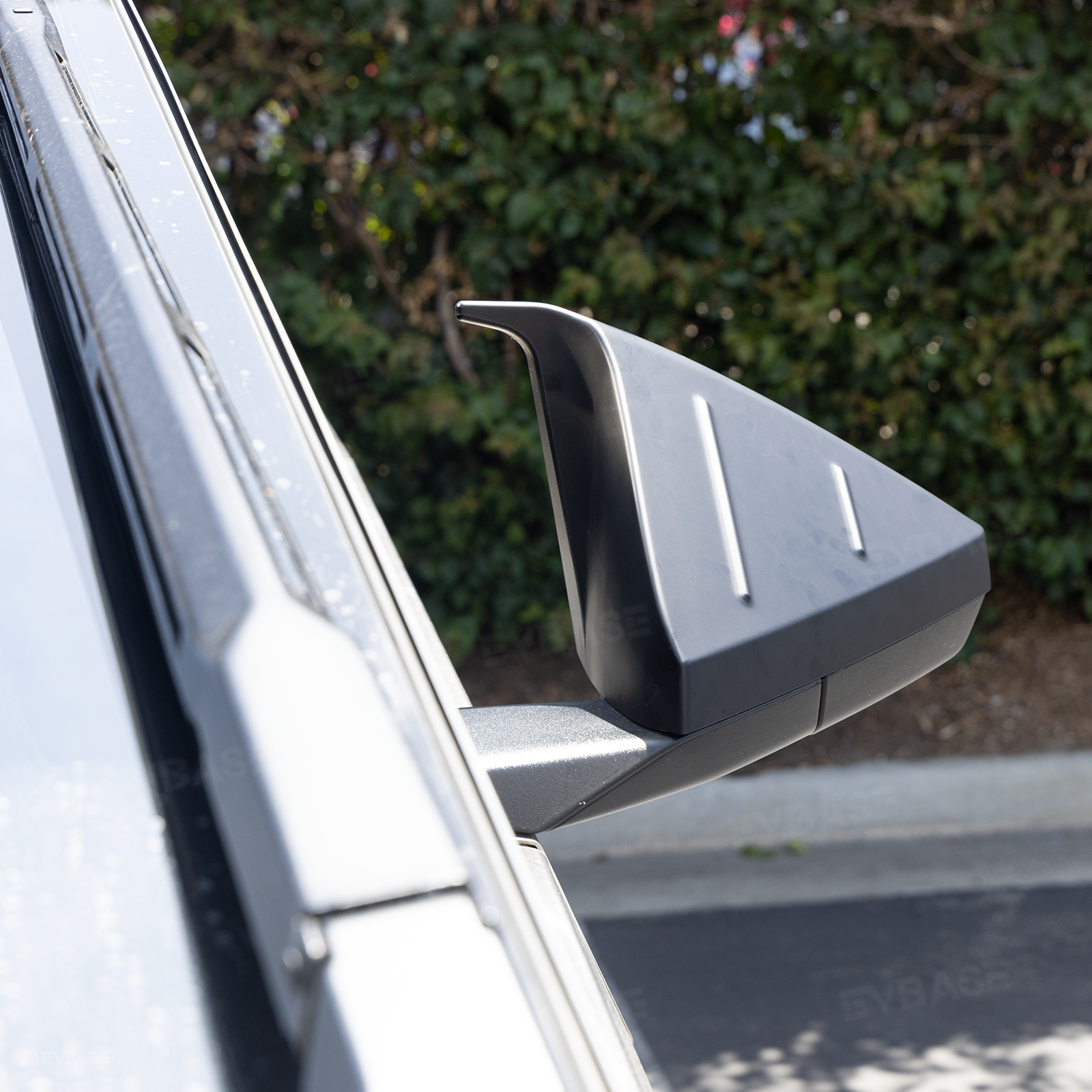 Cybertruck Side Mirror Cover Futuristic Tactical Horn-Style Rearview Mirror Caps ABS Protective Overlay