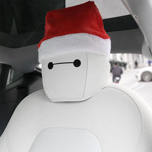 Christmas Hat Headrest for Tesla Model 3 S Y X Christmas Xmas Tesla