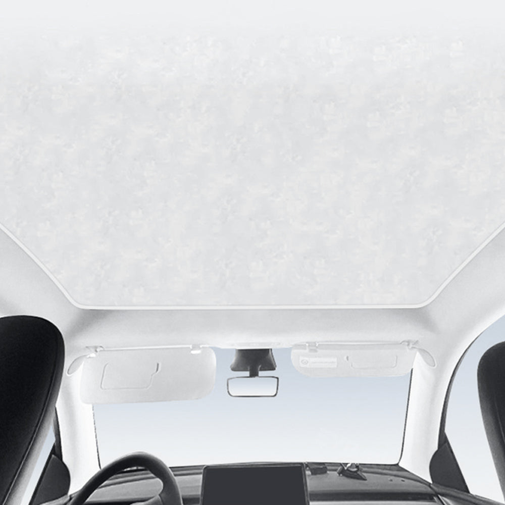 Model Y Roof Sunshade Suede Lining Glass Roof Sun Visor Protector Sun Shade Cover for Tesla