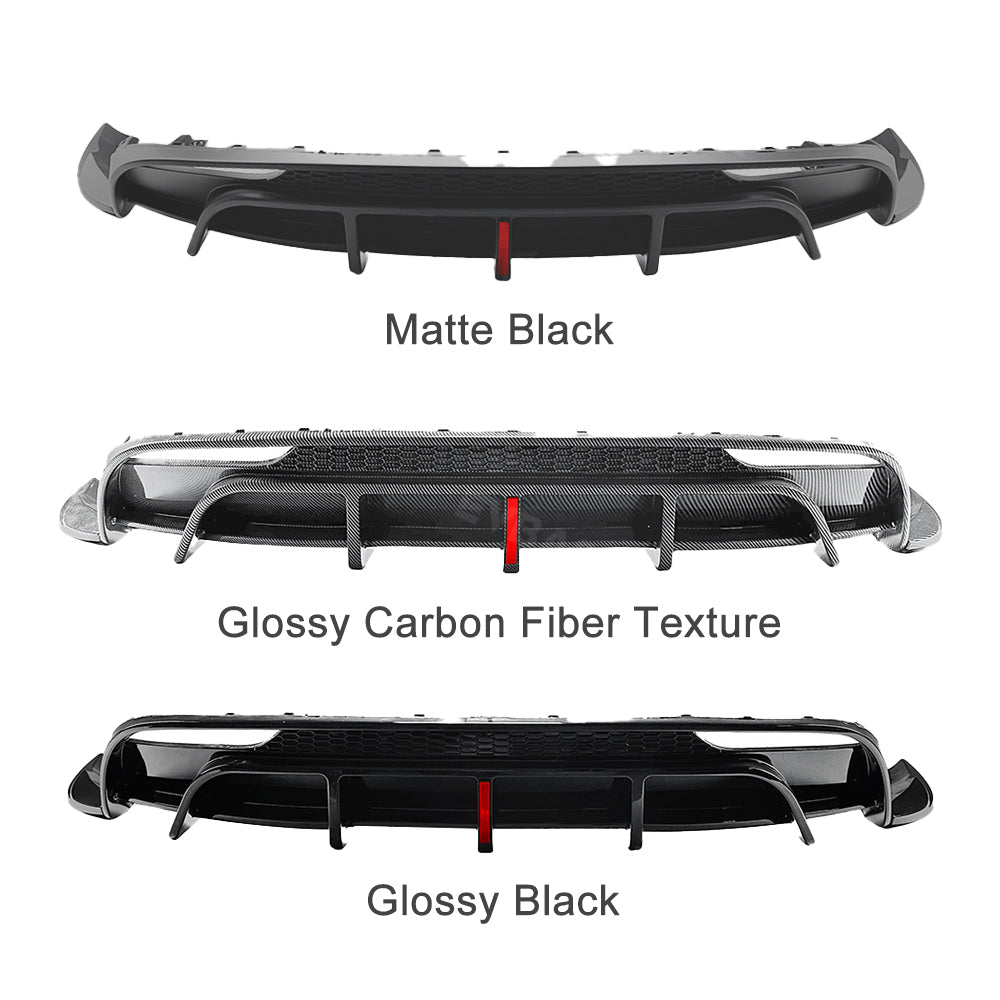 Model 3 Highland Rear Diffuser Bumper Lip ABS Spoiler Splitter Replacement With Brake Light for Tesla