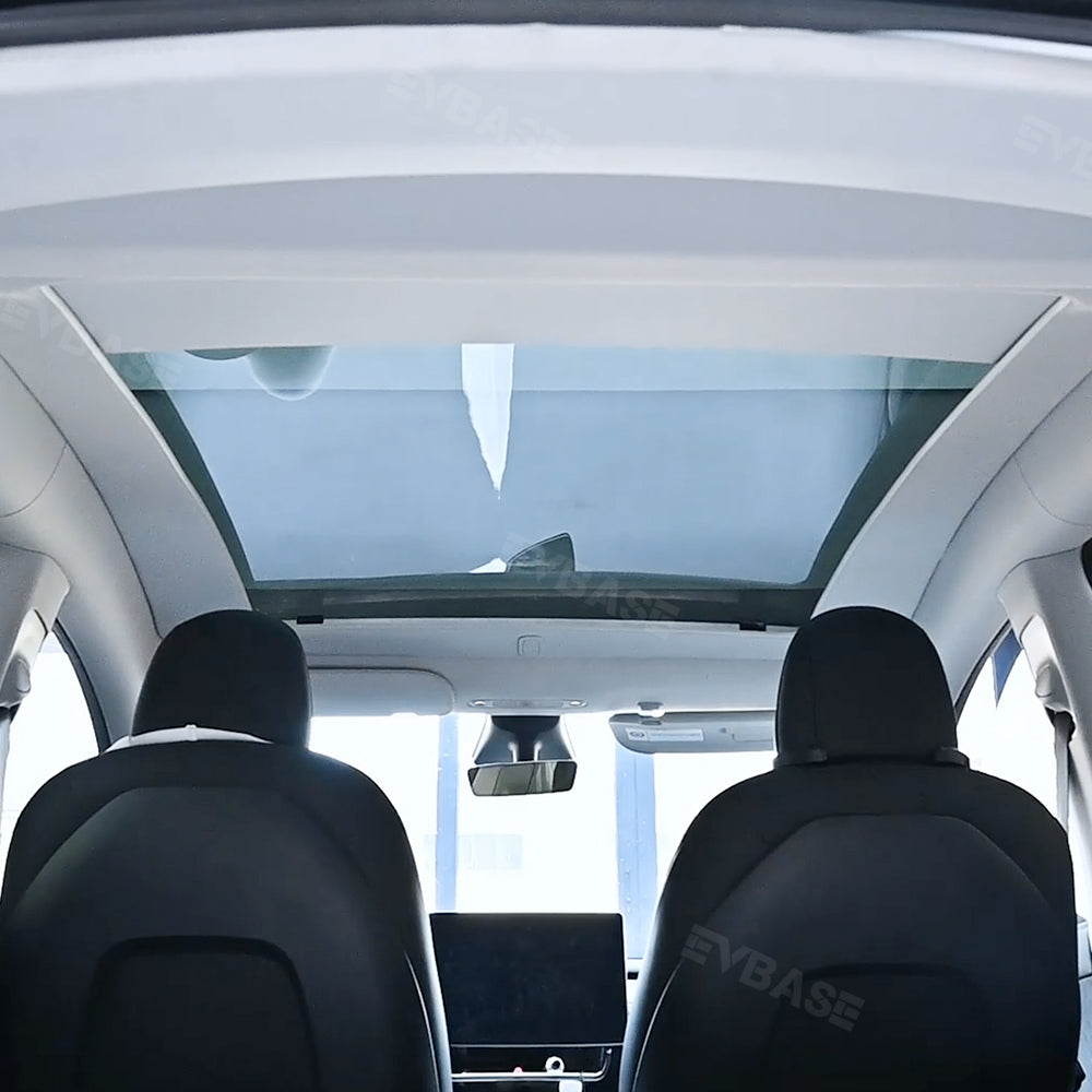 Model Y Electric Sunshade Voice Control Automatic Retractable Powered Glass Roof Shade for Tesla