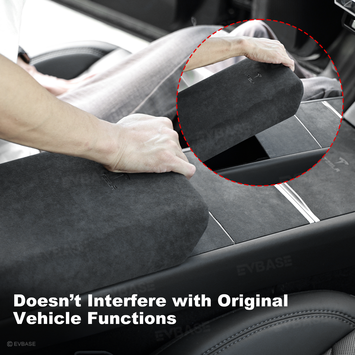 Model Y Juniper Alcantara Interior Trim Cover Kit Dashboard Air Vent Center Console Armrest Protection Overlay