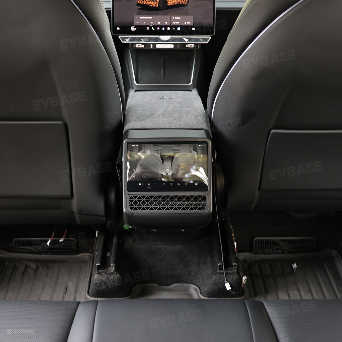 Model Y Juniper/ YL/ 3 Highland Rear Display Tempered Glass Screen Protector & Air Vent Cover