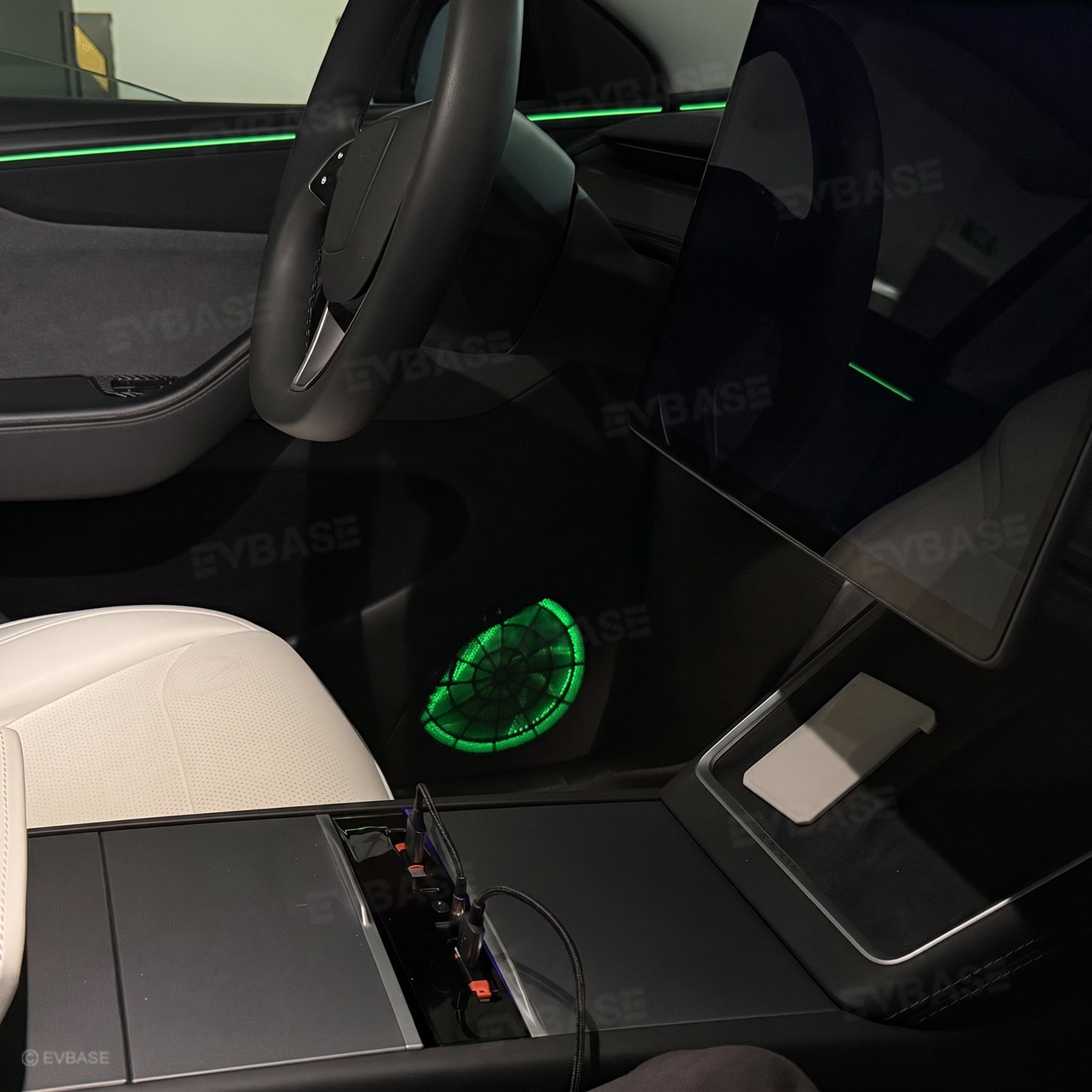 Model 3 Highland Interior Ambient Lighting Kit RGB LED Light Strips Neon Lights with Factory Screen Control
