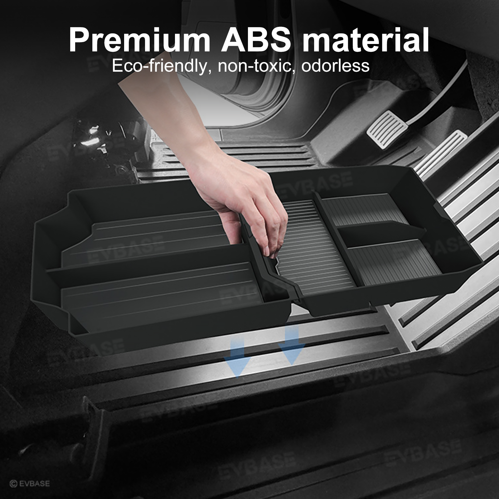 Cybertruck Lower Center Console Organizer Floor Console Storage Tray