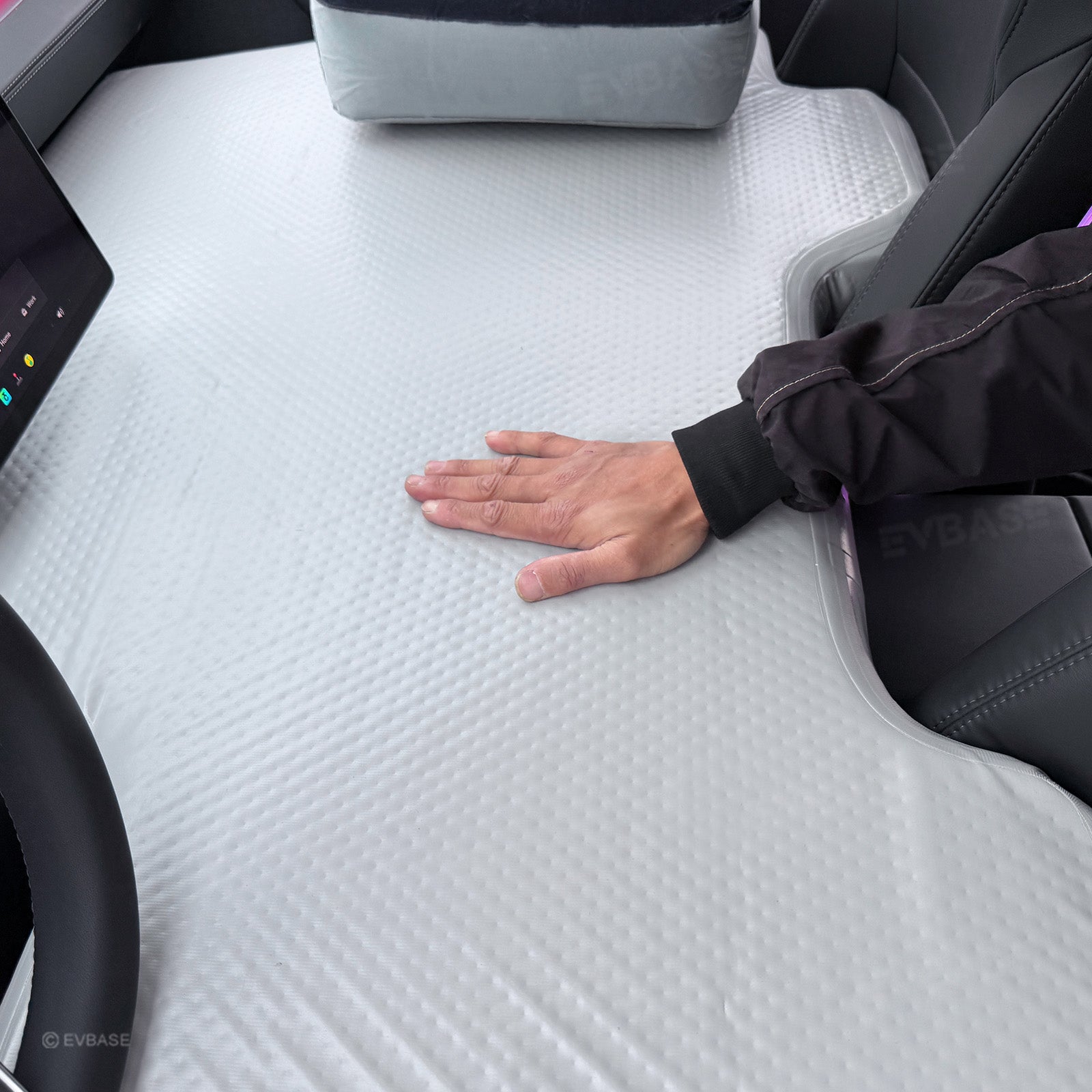 Front Seat Air Mattress Kids Inflatable Camping Bed with Air Pump for Model Y/ Y Juniper & Model 3/ 3 Highland