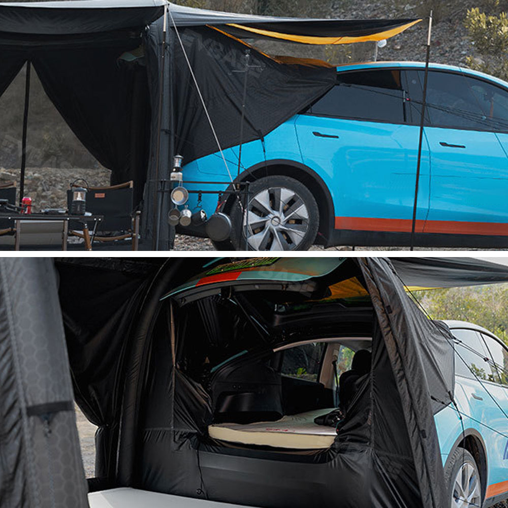 Tesla Model Y Camping Tent Tailgate Waterproof Oxford Cloth Shade Awning Tent Outdoor Travel