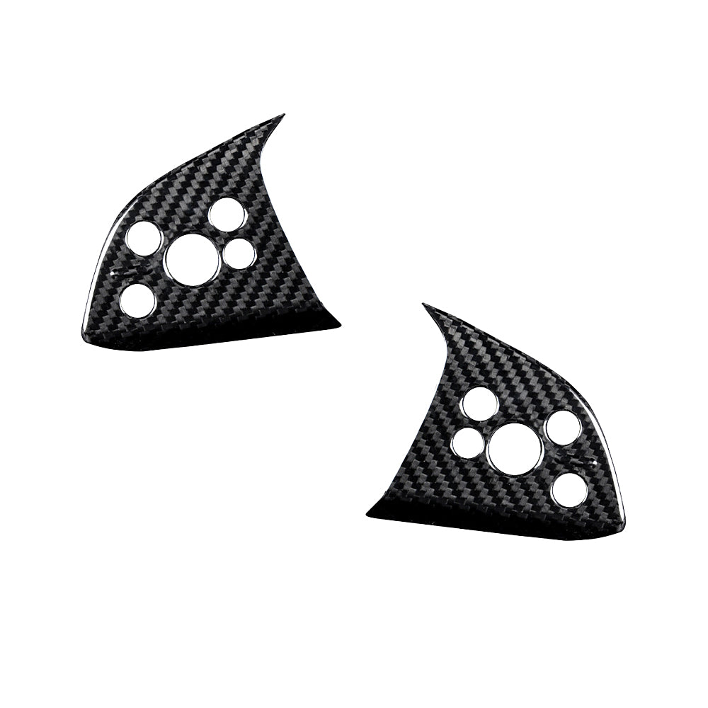 Model 3 Highland Steering Wheel Cover Cap Real Carbon Fiber Decorative Trim Overlay for Tesla