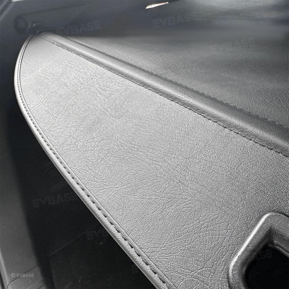 Retractable Cargo Cover for Chevrolet Equinox EV Rear Trunk Security Privacy Shade Leather Cargo Organizer