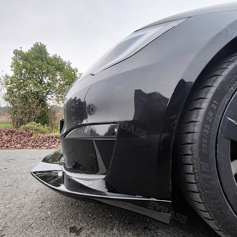 Model S Front Bumper Lip ABS Splitter Performance Spoiler Racing Style For Tesla