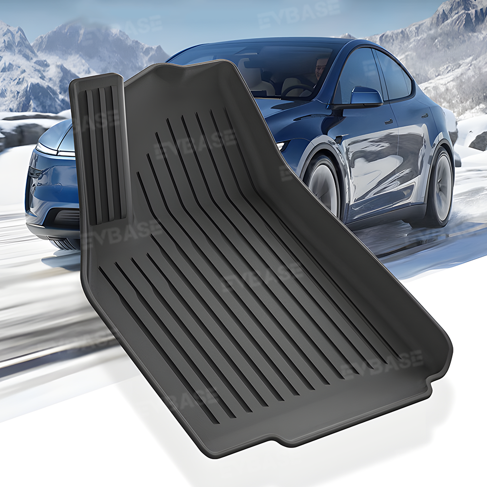 Model Y Juniper Floor Mat TPE Anti-Slip Trunk Mat Cargo Liner Back Seat Cover All Weather Protection
