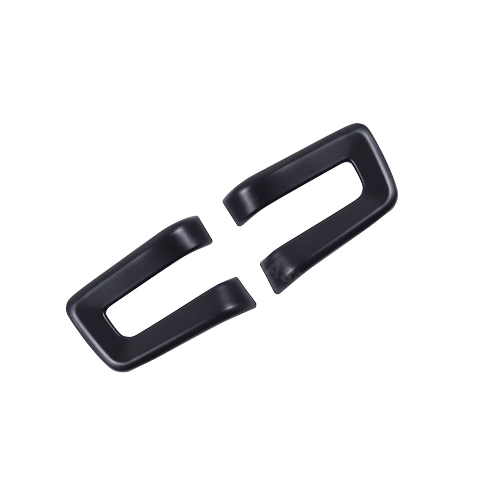 Steering Wheel Button Frame Cover for R1T R1S ABS Trim Protection Decorative Panel 2PCS Matte Black for Rivian